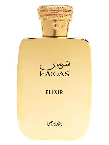 Botella de Hawas Elixir de Rasasi en la coleccion de perfumes de Gorka Hernandez Villalon
