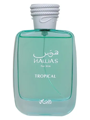 Botella de Hawas Tropical de Rasasi en la coleccion de perfumes de Gorka Hernandez Villalon