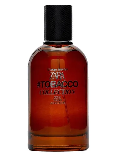 Botella de Tobacco Collection Rich Warm Addictive 2021 de Zara en la coleccion de perfumes de Gorka Hernandez Villalon